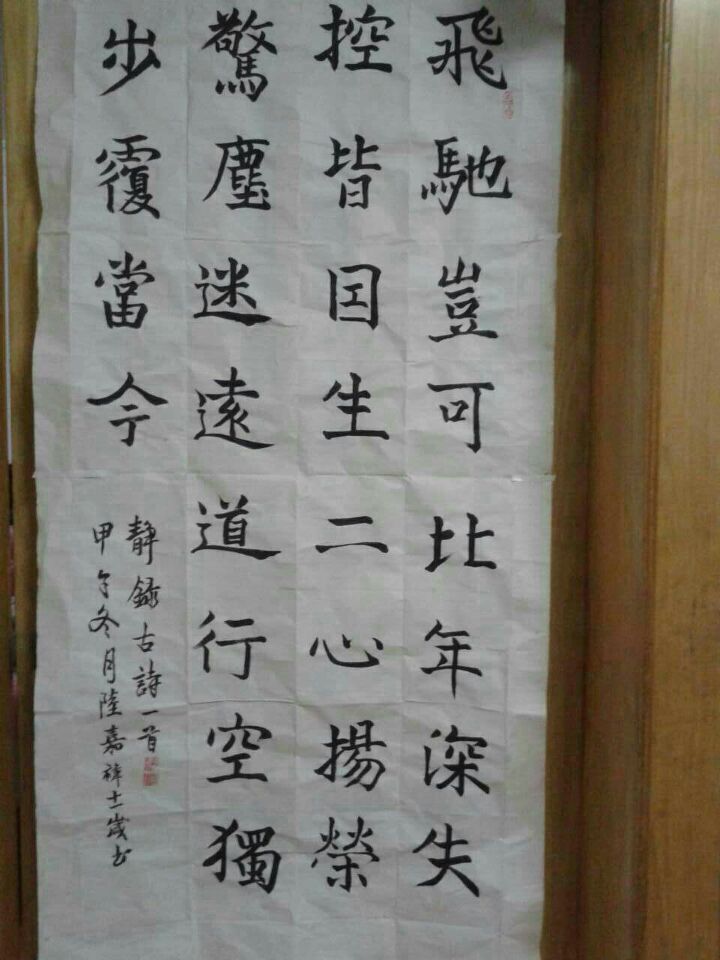 疁城实验学校 陆嘉祎 《古诗一首》