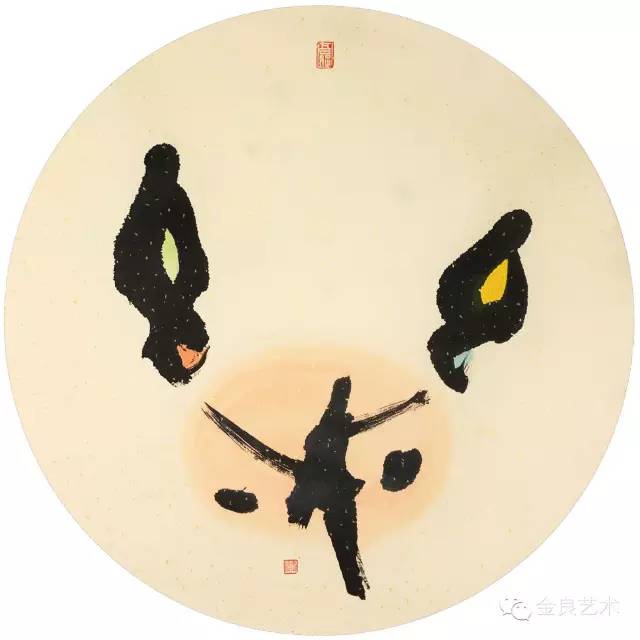 篆书:乐  60x60cm