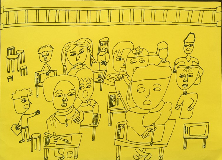 苗宇飞 绘画—上课要认真听讲