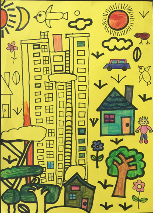 廖博尧 绘画—我理想中居住的地方